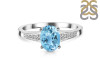 Blue Topaz Ring BTZ-RDR-362.
