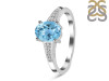 Blue Topaz Ring BTZ-RDR-362.