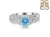 Blue Topaz Ring BTZ-RDR-363.