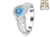 Blue Topaz Ring BTZ-RDR-363.