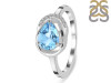 Blue Topaz & White Topaz Ring BTZ-RDR-367.