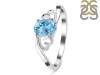 Blue Topaz Ring BTZ-RDR-368.