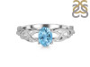 Blue Topaz Ring BTZ-RDR-369.