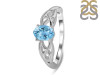 Blue Topaz Ring BTZ-RDR-369.