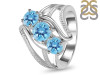 Blue Topaz Ring BTZ-RDR-37.