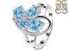 Blue Topaz Ring BTZ-RDR-38.
