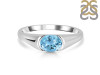 Blue Topaz Ring BTZ-RDR-381.