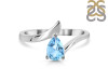Blue Topaz Ring BTZ-RDR-382.