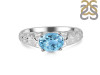 Blue Topaz Ring BTZ-RDR-385.