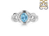Blue Topaz Ring BTZ-RDR-387.