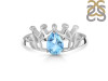 Blue Topaz Ring BTZ-RDR-390.