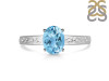Blue Topaz Ring BTZ-RDR-394.