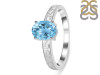 Blue Topaz Ring BTZ-RDR-394.