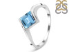 Blue Topaz Ring BTZ-RDR-400.