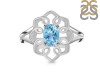 Blue Topaz Ring BTZ-RDR-401.