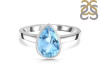 Blue Topaz Ring BTZ-RDR-4027.