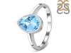 Blue Topaz Ring BTZ-RDR-4027.