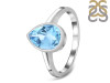 Blue Topaz Ring BTZ-RDR-4028.