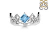 Blue Topaz Ring BTZ-RDR-406.