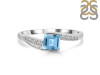 Blue Topaz Ring BTZ-RDR-407.