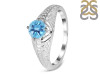 Blue Topaz Ring BTZ-RDR-410.