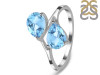 Blue Topaz Ring BTZ-RDR-416.