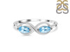 Blue Topaz Ring BTZ-RDR-420.