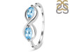 Blue Topaz Ring BTZ-RDR-420.