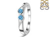 Blue Topaz Ring BTZ-RDR-423.