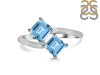 Blue Topaz Ring BTZ-RDR-426.