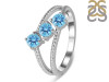 Blue Topaz Ring BTZ-RDR-427.