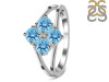 Blue Topaz Ring BTZ-RDR-428.