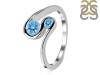 Blue Topaz Ring BTZ-RDR-432.