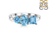 Blue Topaz Ring BTZ-RDR-445.