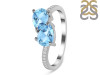 Blue Topaz Ring BTZ-RDR-449.