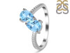 Blue Topaz Ring BTZ-RDR-450.
