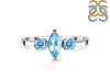 Blue Topaz Ring BTZ-RDR-451.