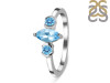 Blue Topaz Ring BTZ-RDR-451.