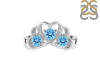 Blue Topaz Ring BTZ-RDR-467.