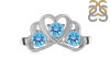 Blue Topaz Ring BTZ-RDR-467.