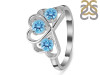 Blue Topaz Ring BTZ-RDR-467.