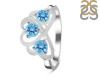 Blue Topaz Ring BTZ-RDR-467.