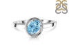 Blue Topaz Ring BTZ-RDR-468.