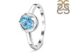 Blue Topaz Ring BTZ-RDR-468.