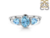 Blue Topaz Ring BTZ-RDR-469.