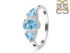 Blue Topaz Ring BTZ-RDR-469.