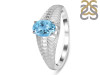 Blue Topaz Ring BTZ-RDR-471.