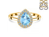 Blue Topaz Ring BTZ-RR-401.