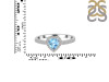 Blue Topaz & White Topaz Ring BTZ-RR-423.