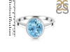 Blue Topaz Ring BTZ-RDR-1623.